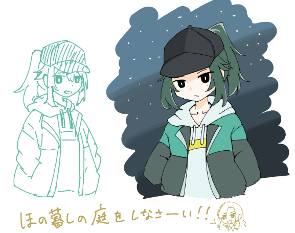 MakashiMaiko_V's tweet photo. こういう絵を描いてました
#月末マイらくがき https://t.co/HX82SlSIyU