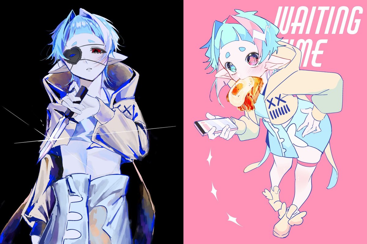 poulpe_888's tweet photo. どっちのテイストでも描き分けるよ…🫶🏻️︎💕 https://t.co/Nfrahj2G14