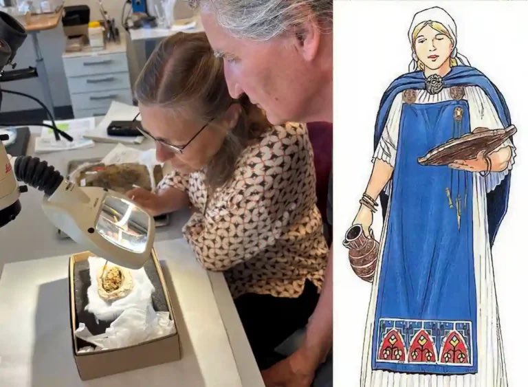 nrken19's tweet photo. They reconstructed the viking dress with brooches https://t.co/BDtgG8hsAw