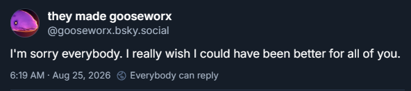 ChelleDoggo's tweet photo. this is a VERY concerning thing to wake up to.

i genuinely hope she's okay and she's not considering doing something she can't take back. https://t.co/MBO42wFDUm