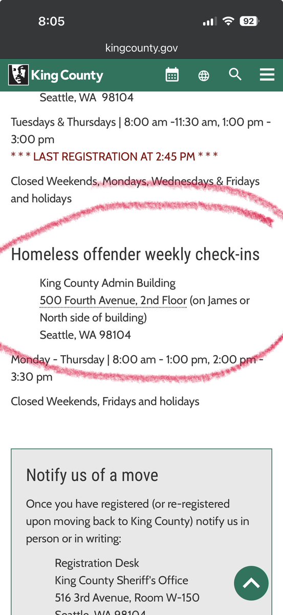 weheartseattle's tweet photo. There are nearly 500 “non compliant” sex offenders in Seattle right now. Nearly half are homeless. Seattle has special drop in hours for homeless sex offenders to self report to encourage compliance. 

https://t.co/RgLLPWZlrU https://t.co/BTQvtGhT2Y