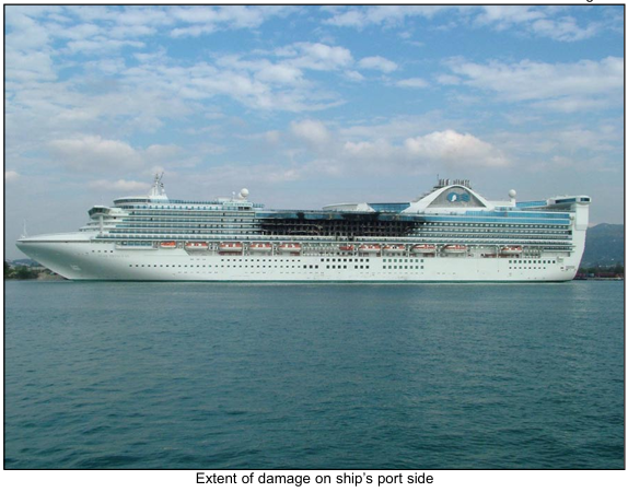 BartGonnissen's tweet photo. On 23 March 2006 a cruise ship carrying 3,813 people caught fire in the Caribbean at three in the morning. The blaze climbed five decks in minutes. One passenger died. The investigation that followed rewrote fire safety rules for every cruise ship afloat. 1/35 https://t.co/ebnCX7lb4j