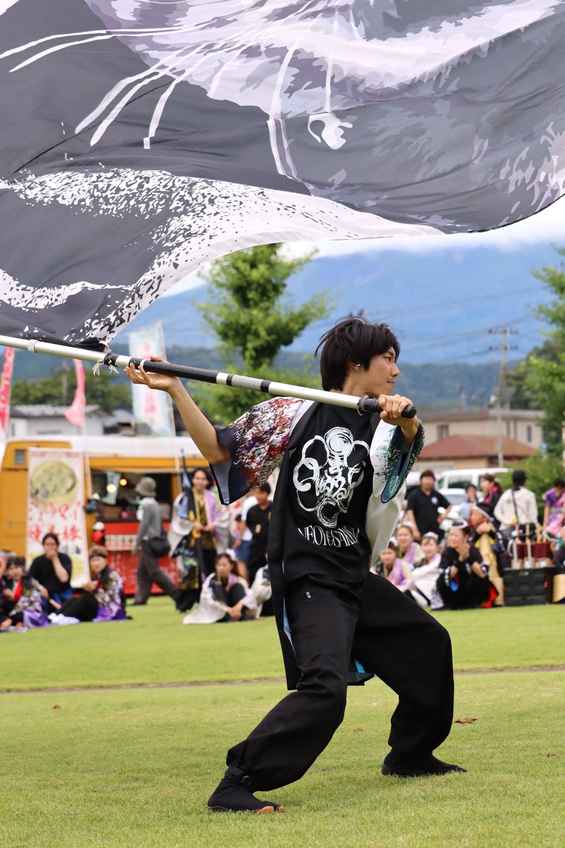 shashintsuri's tweet photo. 2026・08・11　岩手県
雫石よさこい。
　「55」
きぬるさん。 https://t.co/bbdVkxf9zS