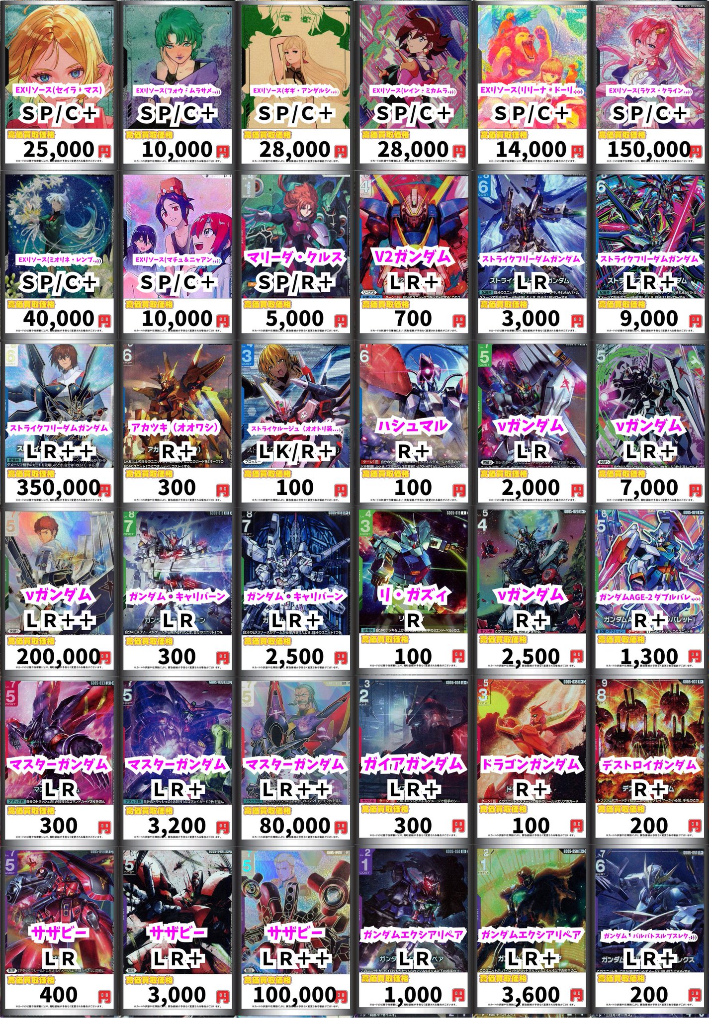 フルコンプ町田店 na platformě X: „【ガンダムカードゲーム】買取更新