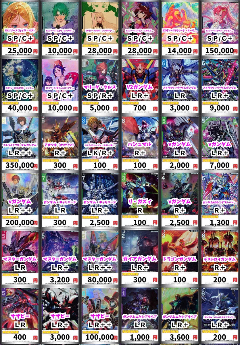 フルコンプ町田店 na platformě X: „【ガンダムカードゲーム】買取更新
