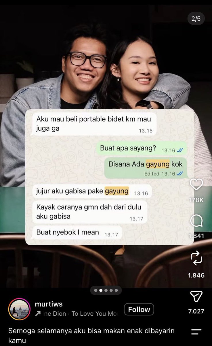 LambeSahamjja's tweet photo. defenisi pasangan yang dewasa:
- si cowo kagak minder 
- berusaha ngejar si cewe agar setara
- si cewe kagak turunin gaya hidupnya https://t.co/c9HSqRUJlj
