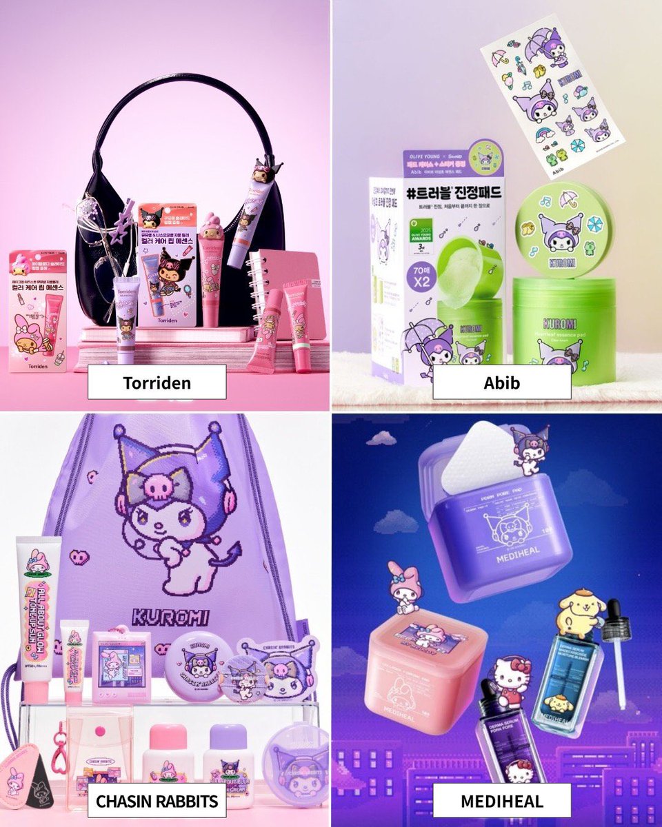 halloxkr_store's tweet photo. เกียมมม… Olive young x Sanrio ✨🩷
ทุกแบรนด์คือจัดเต็ม ไม่มีใครยอมใครเลย 🫠 https://t.co/KE8xlKUVur