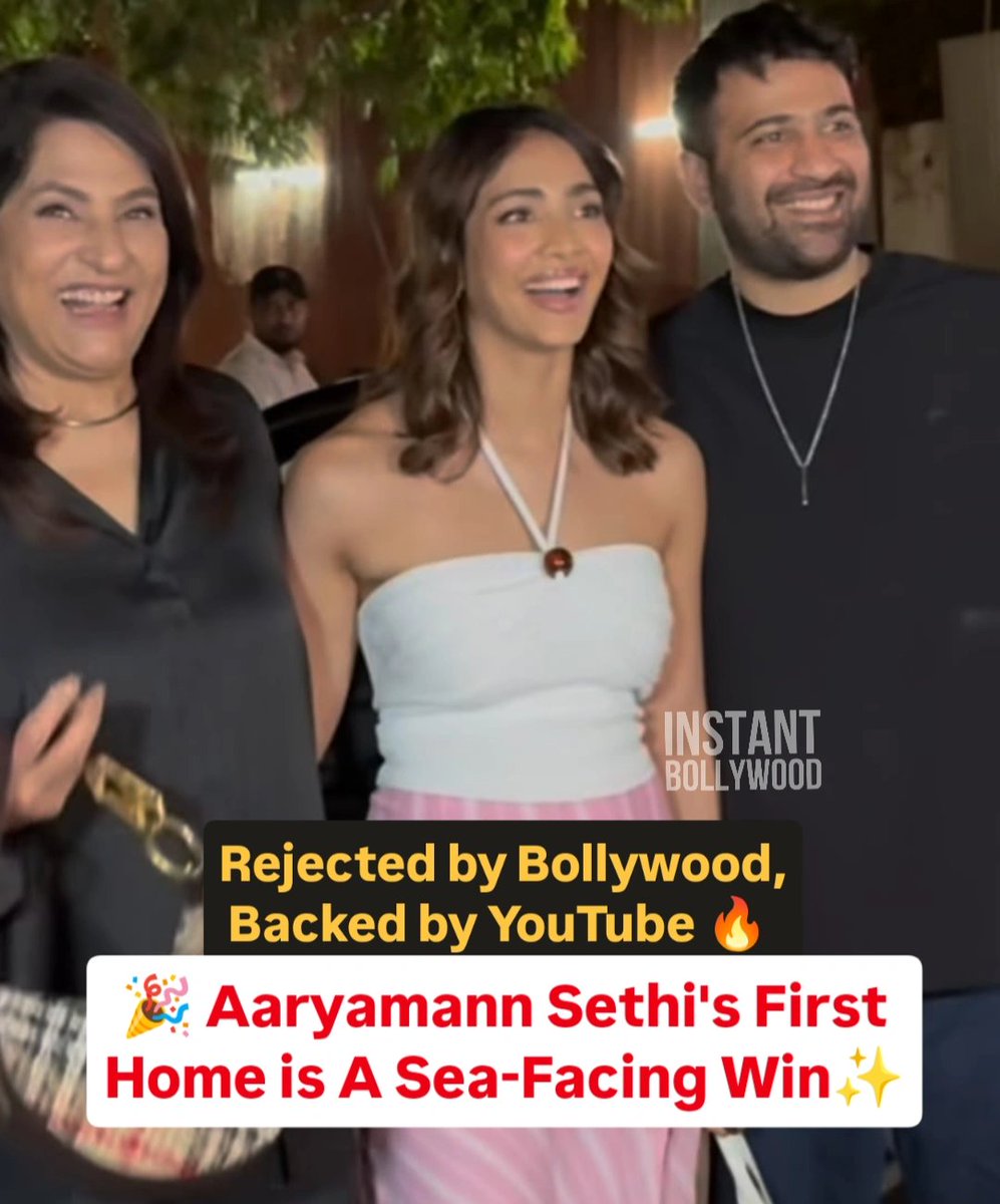 instantbolly's tweet photo. Rejected in 100 auditions, Archana Puran Singh's son Aaryamann Sethi is now buying his first home a sea-facing propertyby his YouTube earnings. 🌊🏡
#archanapuransingh #aaryamannsethi #youtuber #seafacinghome #instantbollywood #gk https://t.co/XkopNQPjLV