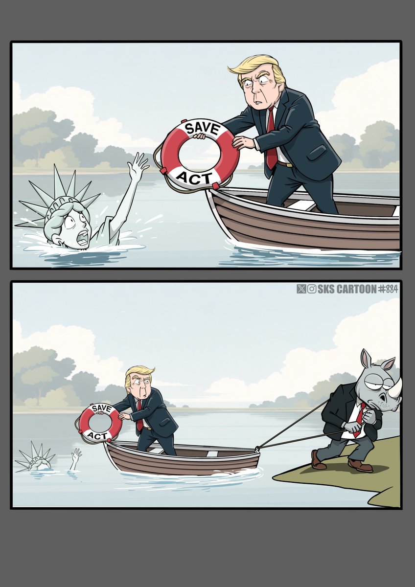 skscartoon's tweet photo. It's hard to blame the Dems for not passing SAVE Act. https://t.co/CvfHAnvpig