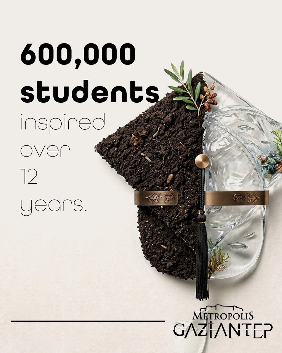 GaziantepEN's tweet photo. A zero-waste city doesn't start with machinery. It starts in the classroom. 🎒🌱

For 12 years, Gaziantep has introduced its children to two special characters: Soil and Water. https://t.co/UkrNpFEaLd