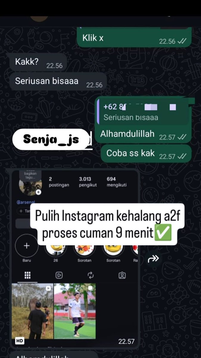 weucsi's tweet photo. JASA PEMULIHAN AKUN/DELETE AKUN, PROSES FAST &amp; BERGARANSI 

KENDALA :#zonajajan
💚PULIHKAN CHT WA LAMA
💚JASA SADAP WA/IG
💚LUPA PASWORD &amp; LUPA DATA2
💚JASA HAPUS AKUN ALL SOSMED
💚JASA PULIHKAN AKUN ALL GAME
GOGGLE ,GMAIL,INSTAGRAM,TWITER, FB,TIKTOK,DLL #zonauang

thx wa di bioo https://t.co/sU40xZbP4F