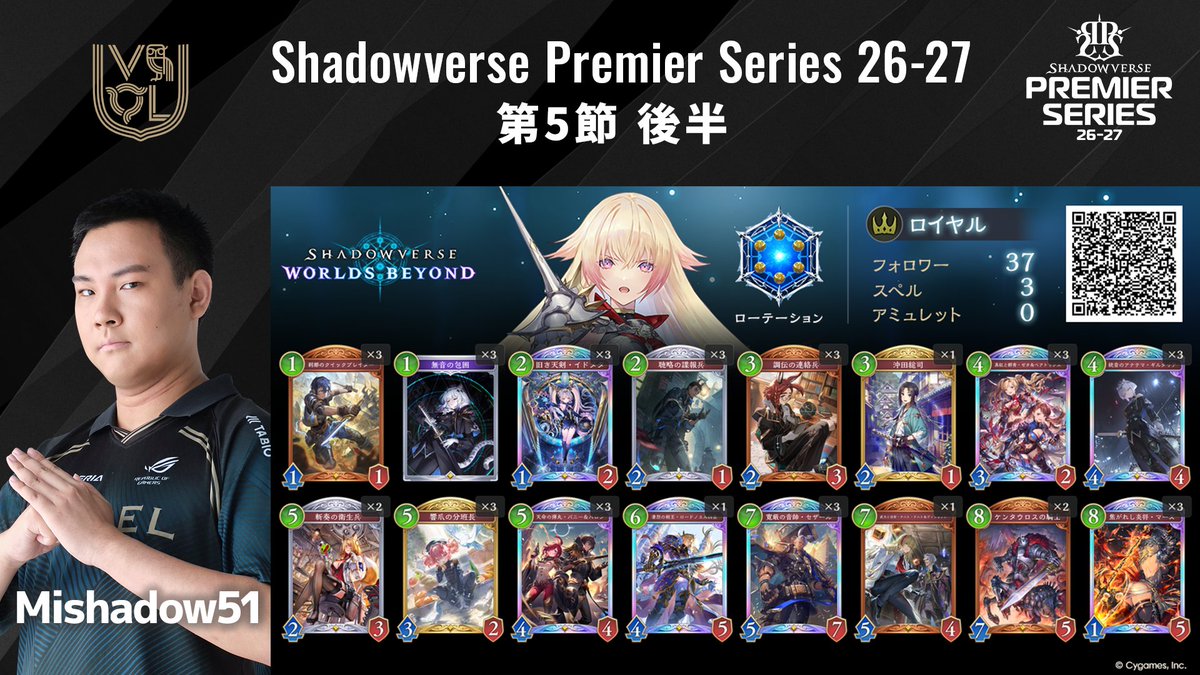 Shadowverse Premier Series on X: 