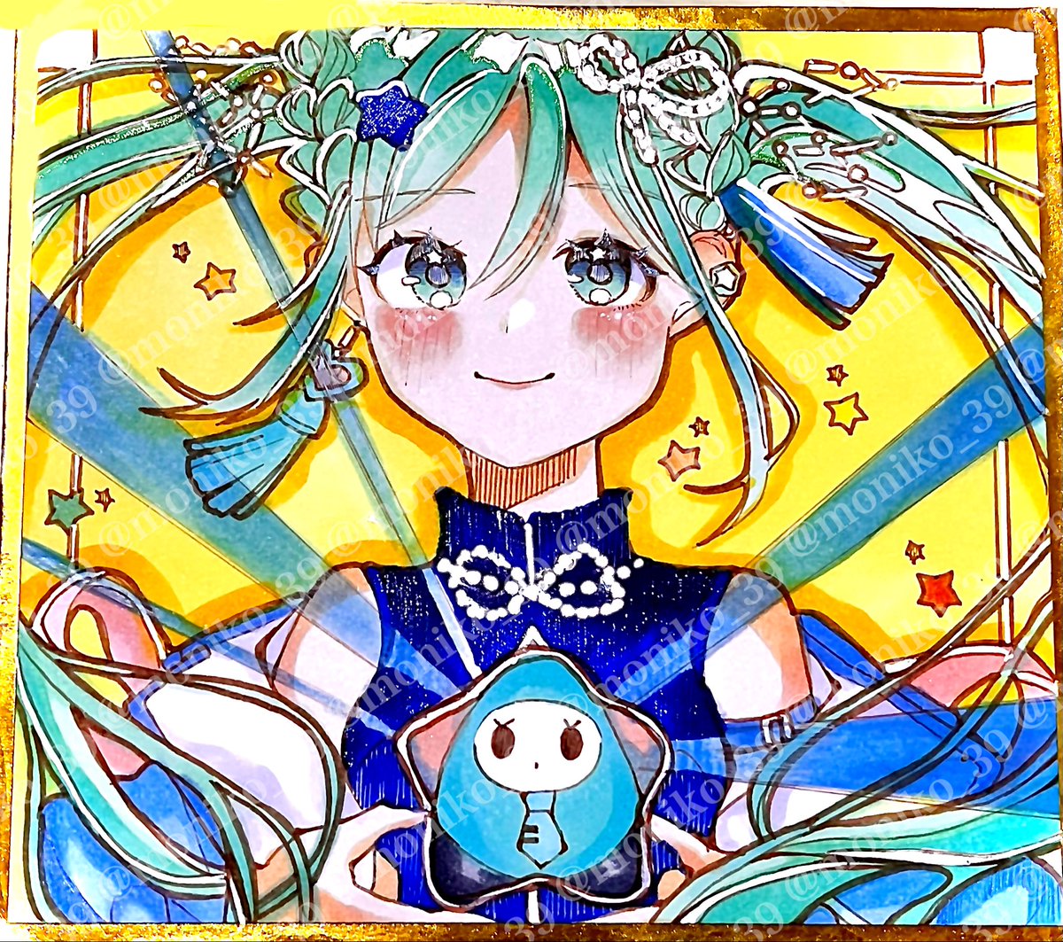 moniko_39's tweet photo. 織姫ちゃんと星太郎🌟（再掲） https://t.co/v54v4VygMV