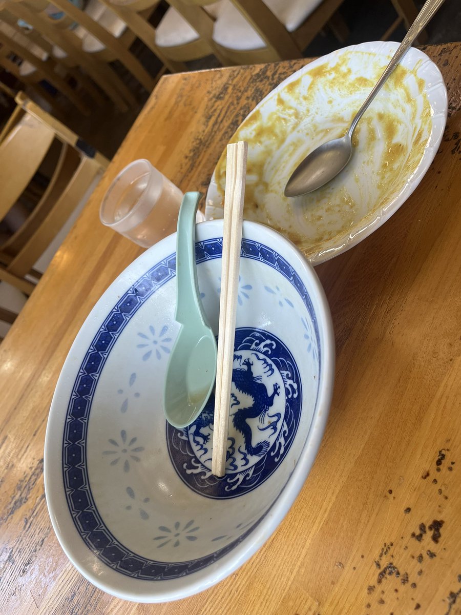 honbus's tweet photo. お疲れさまで酒♪

火曜休みで
1人ランチ〜

中華ソバ 坂本 さん@銚子市
Aセット
ラーメンからワンタンメンに変更
+半カレー

美味しかった〜
ごちそうさまでした♪
ε-(´∀｀; ) https://t.co/7Rcf6eEXsw