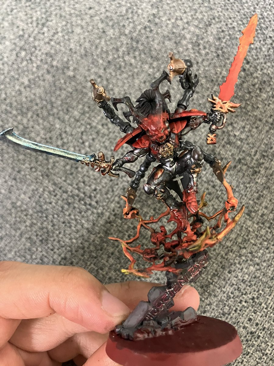 tom_return's tweet photo. アエルダリのLHYKHISを元にキットバッシュしたコーン神の戦士を作成しました！！
原型を残しつつコーン要素をどう出すかが課題だったけど、結構良い感じにコーン要素を増やせたのでは？ https://t.co/ebWvoPl4QV