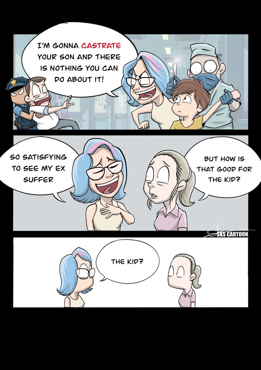 skscartoon's tweet photo. Transgender for children is child abuse. https://t.co/crjR4qOCIh
