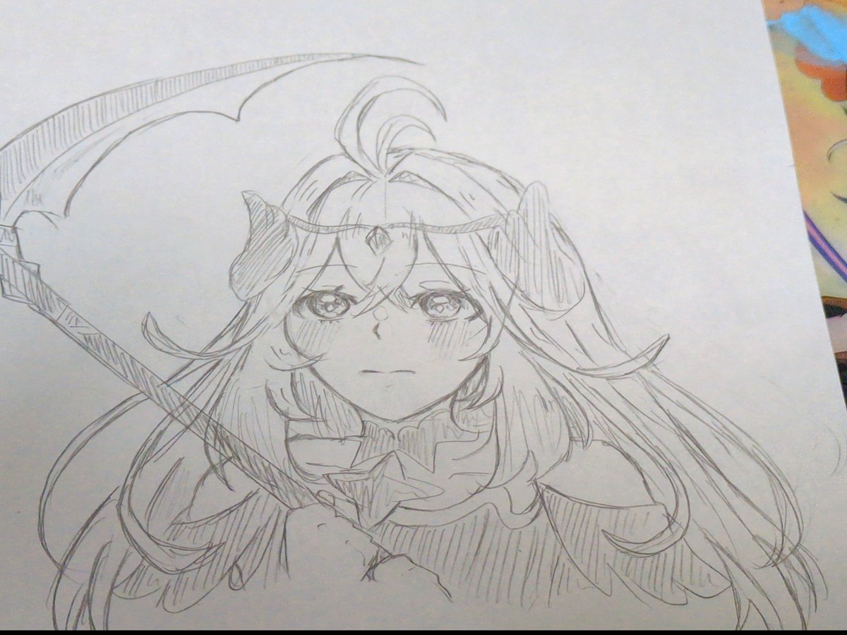 Sting_bee_88's tweet photo. アナログでも描いてみたけど
どっちの方がいいかな🤔🤔🤔🤔🤔 https://t.co/xvuYhM3ZE1