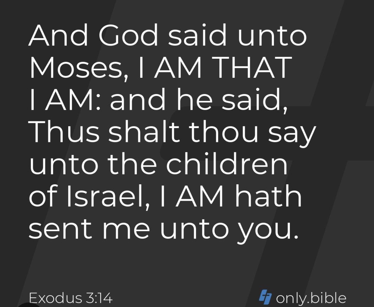 MrsSJHanna's tweet photo. 📖Exodus 3:14 https://t.co/8lN98hw8pW
