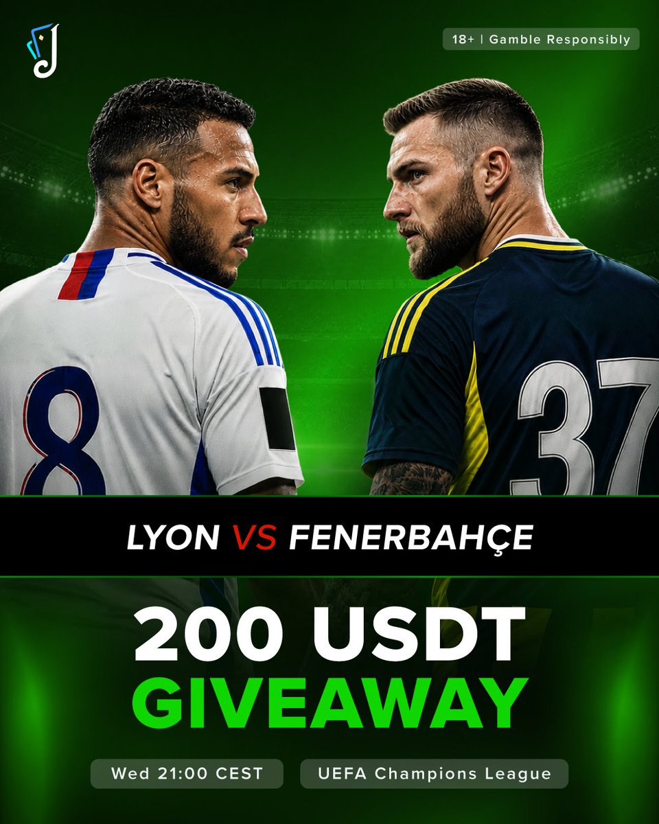 JacksClubCasino's tweet photo. Lyon v Fenerbahçe tomorrow.
1-1 from the first leg. One of them is out.

Reply with the full-time score.

5 winners. $40 each.
Locks Wed 21:00 CEST.

#lyon #Fenerbahçe #UEFA https://t.co/esL06ykNT7