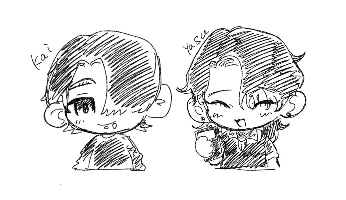 UoxoU__O6O6's tweet photo. 前に描いたLOVERSの男たち https://t.co/Ucn3YbbUSY