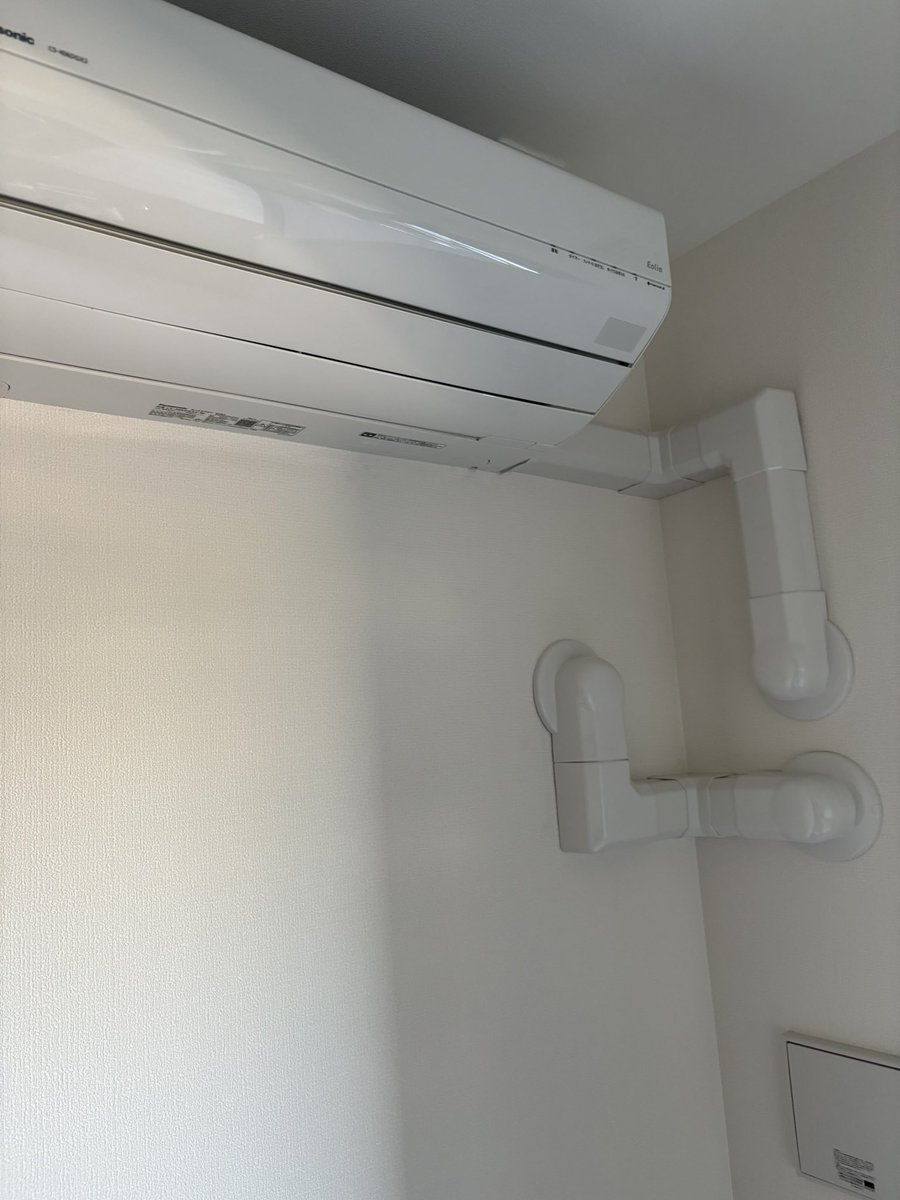 tufuoya's tweet photo. 世にも恐ろしい
背抜き標準工事が1台もない
マンションエアコン工事　30台

2F  難易度★★☆☆☆

階が上がって行くごとに難易度が上がっていきます https://t.co/DEk10vTnIJ