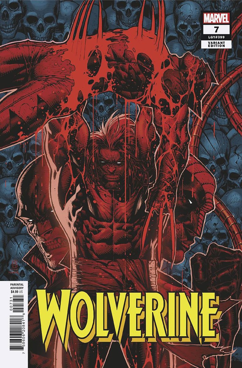 RobMessick's tweet photo. Wolverine 7 (389) variant cover by Stephen Platt
#Platt @Stephen_Platt #StephenPlatt #MoonKnight @MarvelComicsHQ @Marvel https://t.co/fAO5GhCKtp