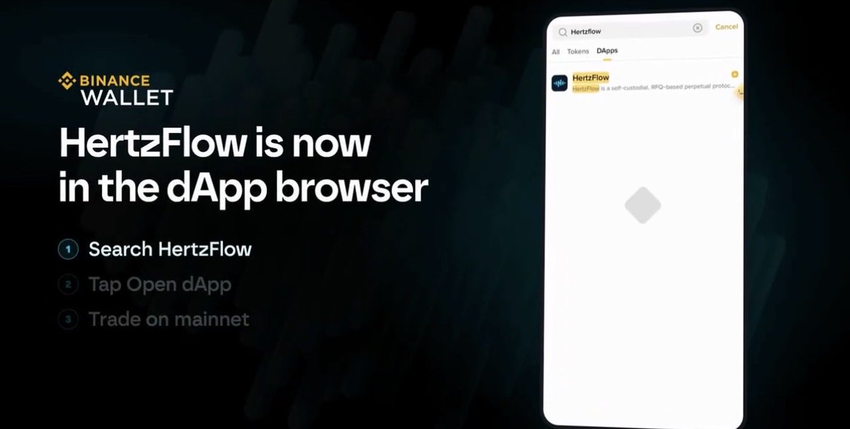 yekaza123's tweet photo. Look at this

@Hertzflow_xyz is now live in @BinanceWallet 🔥

Also @yzilabs is backing Hertzflow and will soon announce the funding amount 

This project is definitely a top priority now and I believe many people sleep on this will regret

If you believe in my calls push some volume for this project and rest you will again see this project everywhere soon and it went live just yesterday btw 👇

https://t.co/QAJWLKPdPf