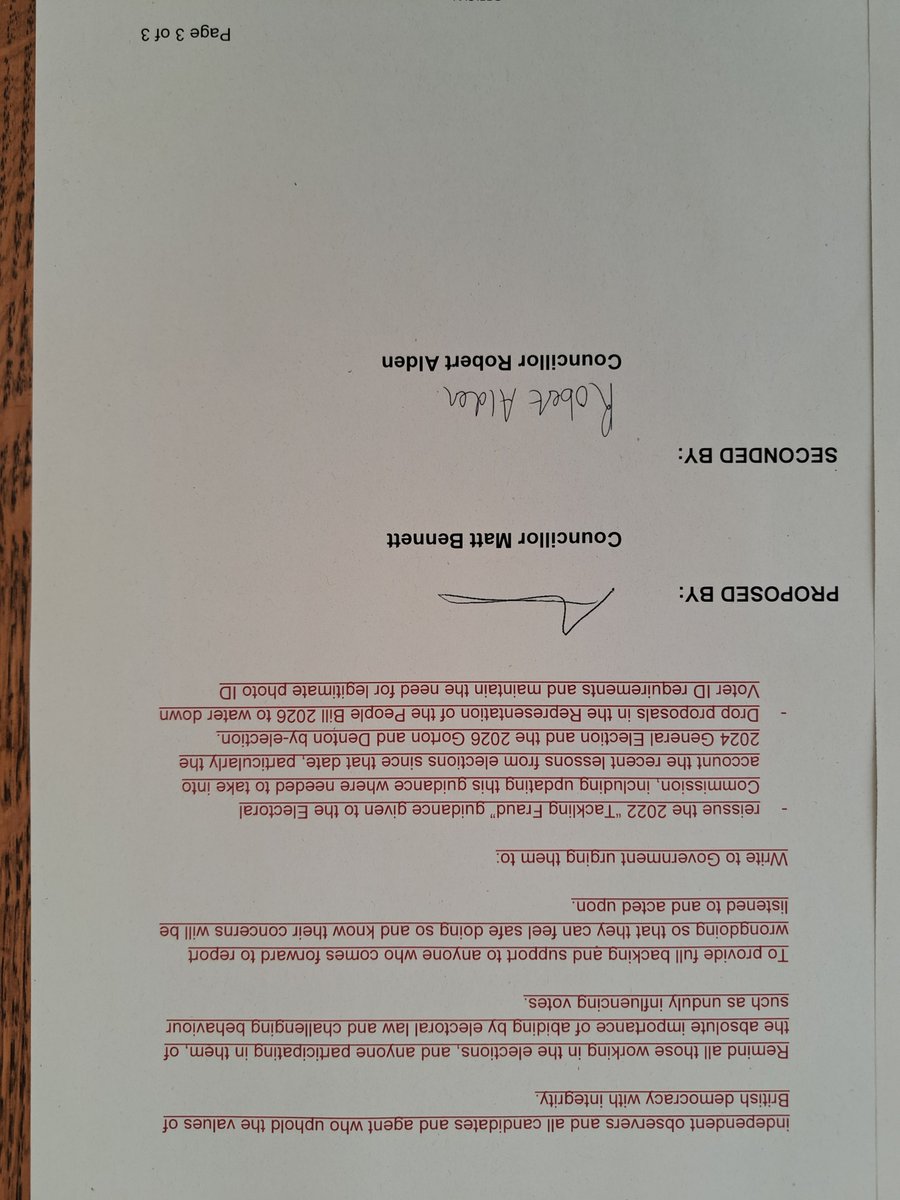 Bobby_Alden's tweet photo. This sadly is neither a surprise nor new. @BCCTories moved an amendment @BhamCityCouncil Full Council in March warning about the ongoing risks of Election fraud in Birmingham and elsewhere calling for protections and tougher action against anyone involved in committing it. https://t.co/CYB8v6dMWy