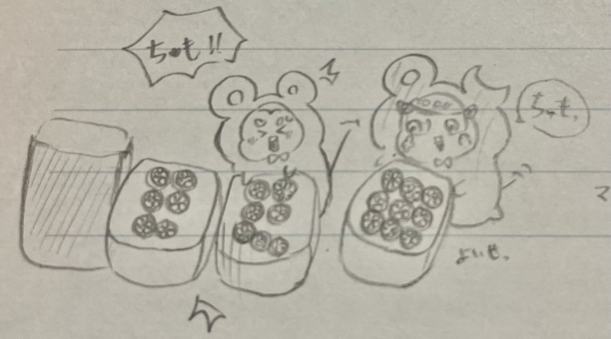 x_kumo7's tweet photo. でこぽんさんが描いてくれたおちゅやり鋼未起のちゅも(ツモ)！🀄️🐀🐁
とっても可愛い〜 https://t.co/e44u1hIdAv