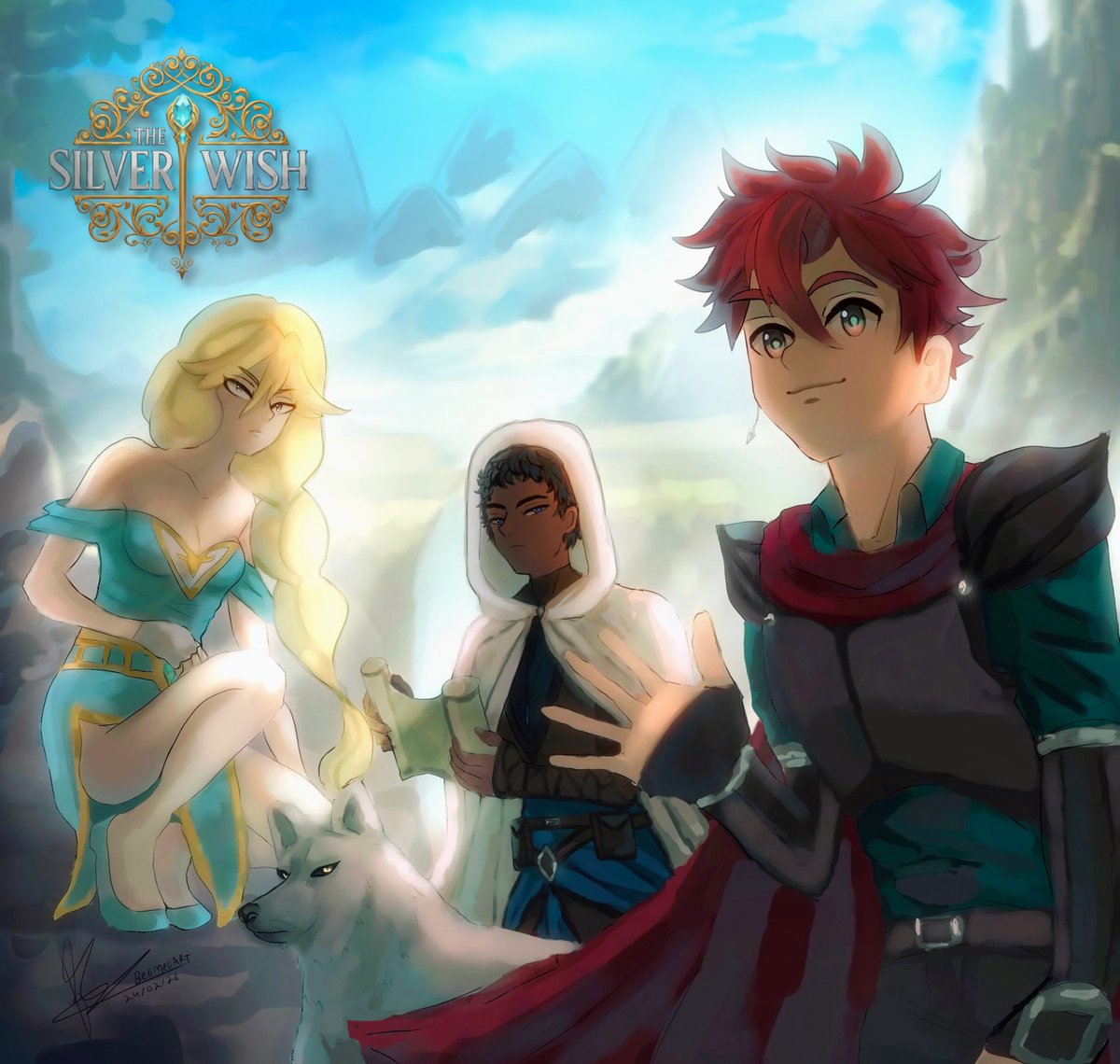 bellmellart's tweet photo. THE SILVER WISH 
First book coming soon! #tsw #lastknight #fantasy https://t.co/VPEEXIiE7a