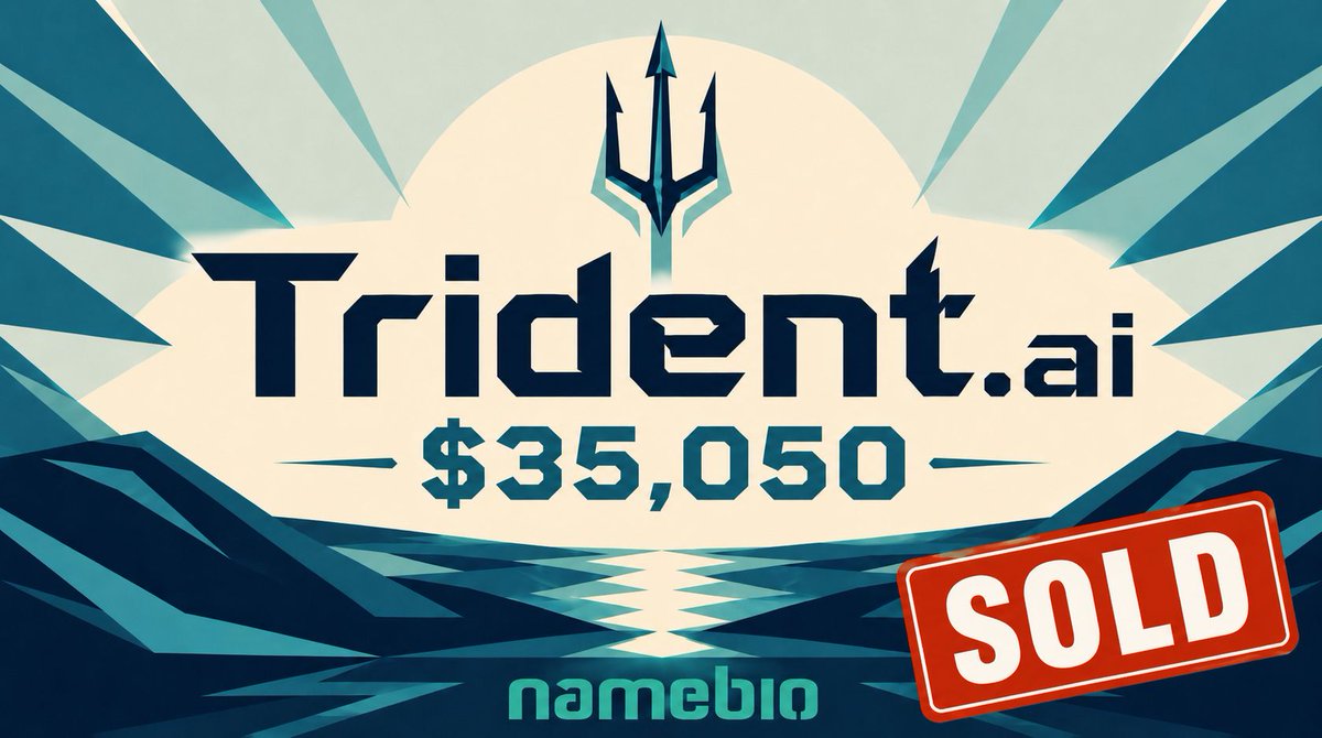 NameBio's tweet photo. Yesterday saw $669k in domain name sales, including:

$35,050 Trident․ai
$13,333 Breeze․co
$7,500 RoboGuru․com
$5,657 Based․org
$5,575 Demand․co
$5,150 Blast․co
$5,100 Rewrites․com
$5,008 Presence․co
$4,500 AgentJacking․com
$4,400 Trump․net
$3,939 Haul․co
$3,668 Cooper․co
$3,551 Rabbit․app
$3,250 StormMedia․com
$3,200 LeadFinders․com

📊 Top 100 Sales: https://t.co/iqCnljKaok
Repeat sales + charts in reply 👇