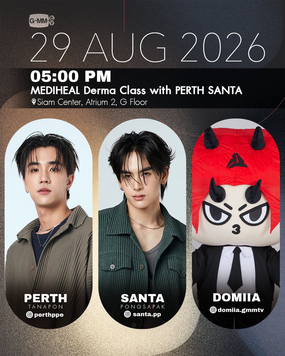 GMMTV's tweet photo. [Update] Artist Programs &amp; Events

#GMMTV https://t.co/Hz21LTzc3z