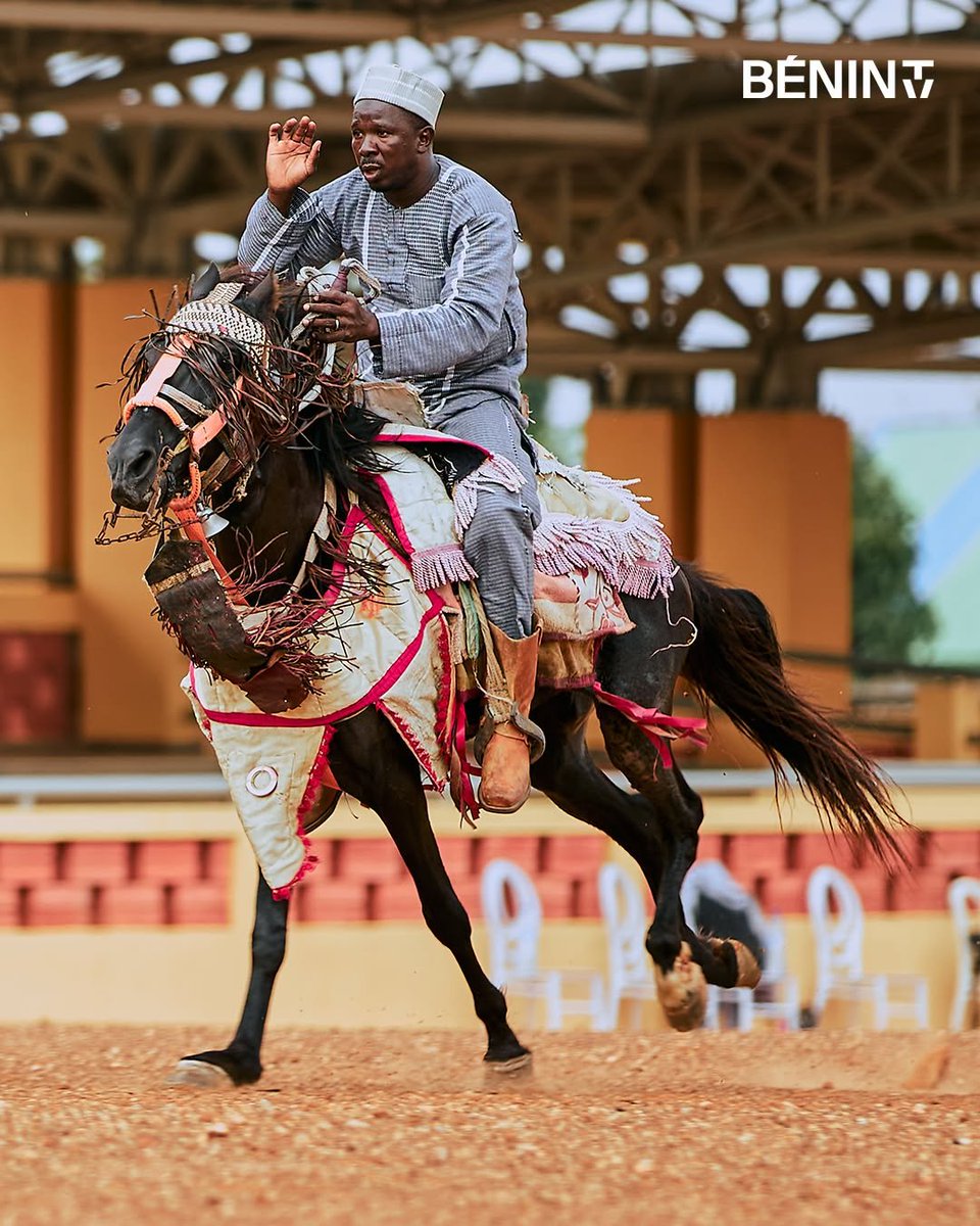 benintvsrtb's tweet photo. 🐎 Les chevaux sont prêts. Nikki aussi !

La Gaani démarre ce 25 août 🇧🇯 et Nikki se pare déjà de ses plus belles couleurs : tradition, élégance et cavaliers au rendez-vous.

📸Premières images des coulisses avant le top de ce grand rendez-vous culturel du Bénin.

Vivez le temps forts de 3 jours de célébration avec Bénin TV 

#Gaani #Nikki #BeninCulture #BeninTV