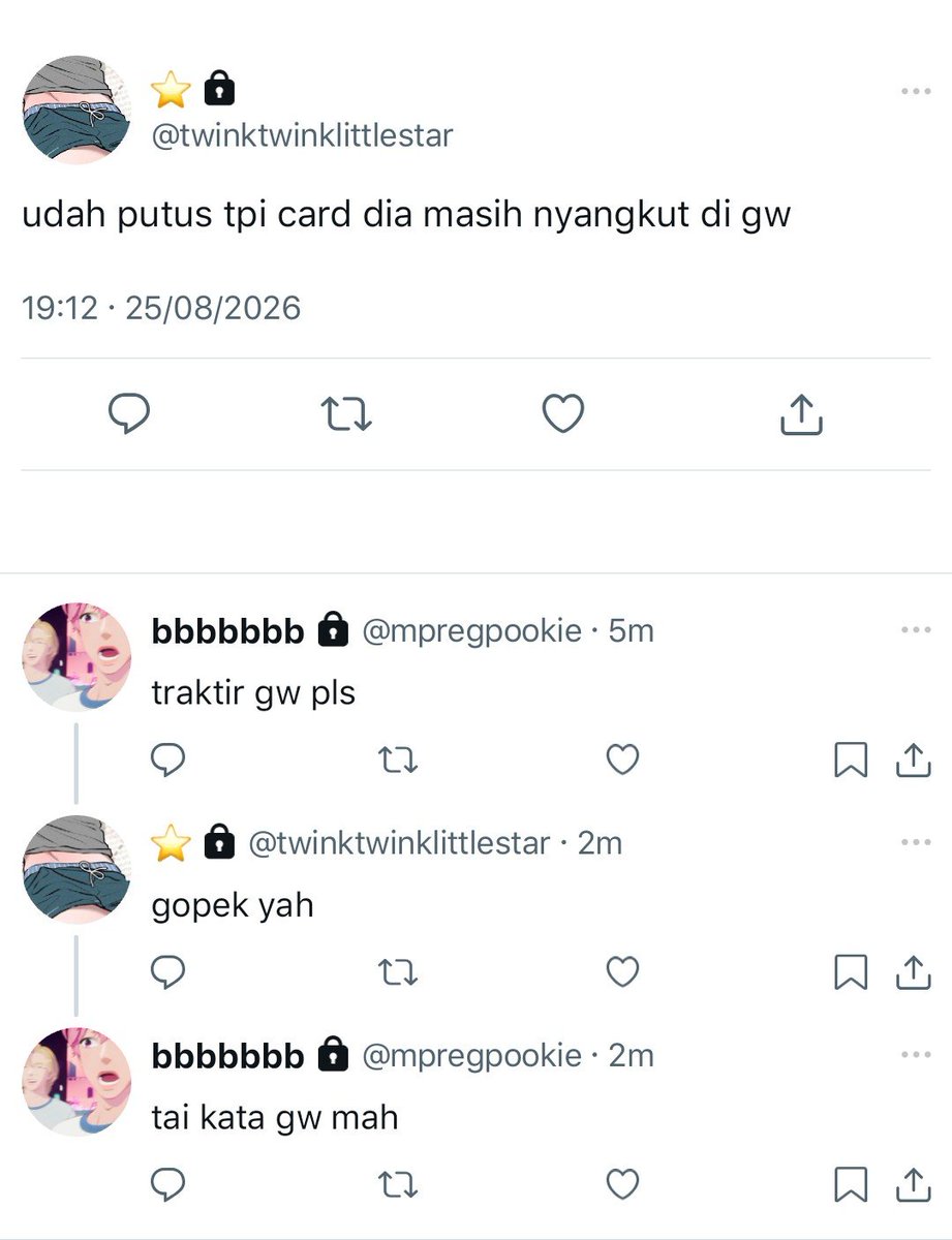iluvnoahz's tweet photo. #hamnwa au — putus versi orang kaya tapi hmn doang yg kaya. https://t.co/1u97qN1mdI
