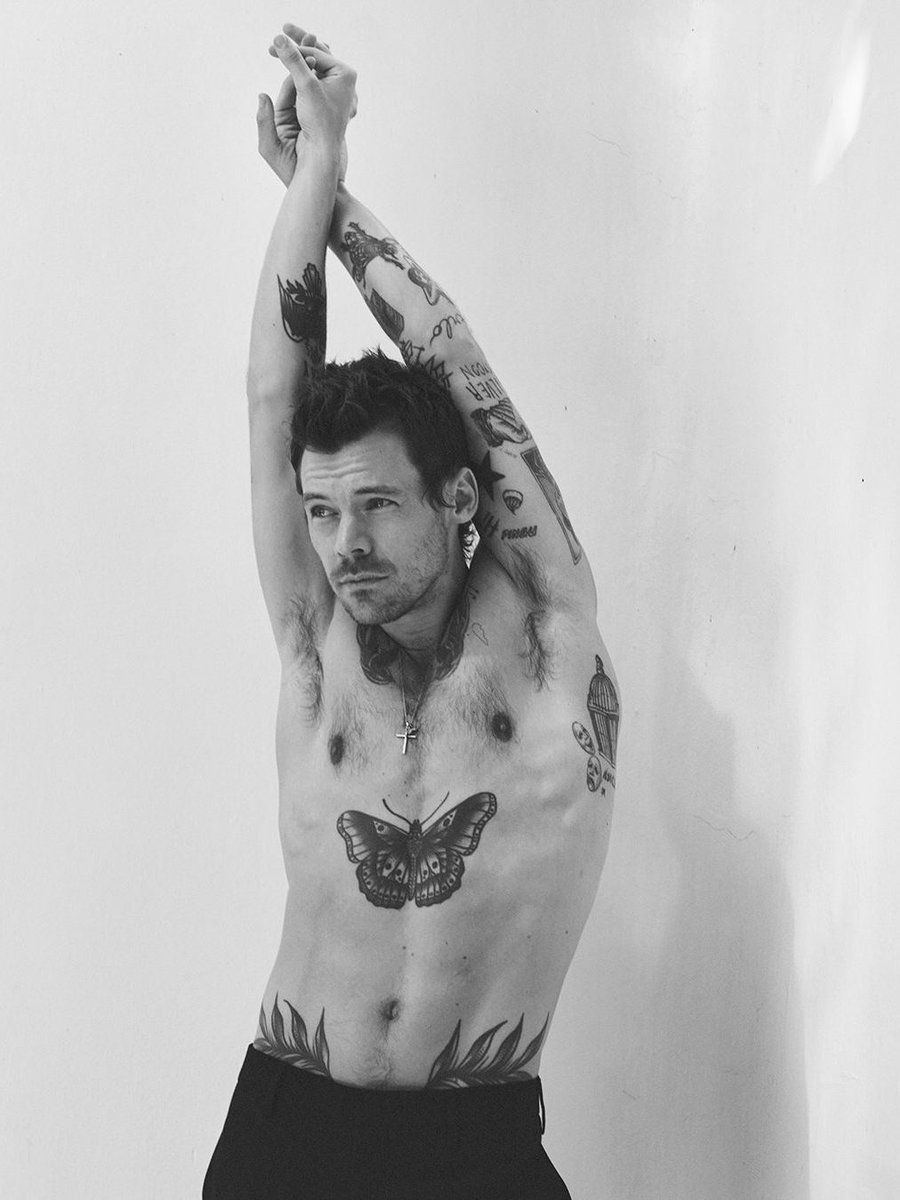wmag's tweet photo. “When I come offstage, the first thing I do is shower,” Harry Styles tells W. “There’s a version where you come offstage and feel like, Oh, I’m the guy right now.… ‘How do I stay in this feeling—this is amazing!’ Over the years, I’ve tried to acknowledge that is that, and I can wash it off."