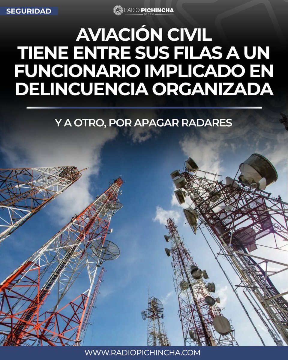 radio_pichincha's tweet photo. 🔒#Seguridad | Estos casos salen a la luz, tras conocerse que un inspector de operaciones de vuelo de la Dirección General de Aviación Civil (DGAC) fue drogado y asesinado en julio pasado.
#LaRadioDeLasNoticias
Los detalles⤵️
https://t.co/OEpRQZicPx https://t.co/95QGu5A36w