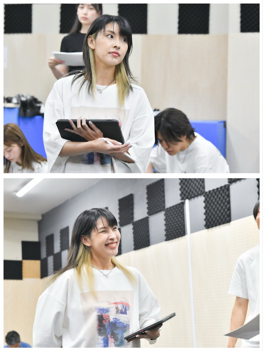 yui_hasegawa's tweet photo. #君バク2026 ダンス稽古！脳みそフル回転＆汗だくになり、追いつくのに必死でございました。集中すると怖い顔になるのでなるべく笑顔でいたいです。まあまあヤバい顔をたくさんしていた自覚があるので、栞奈さん（@tsmd_37 ）が撮ってくださったお写真が楽しみだナ〜！（今回の写真は稽古初日のもの） https://t.co/8Cmh5TTeWJ