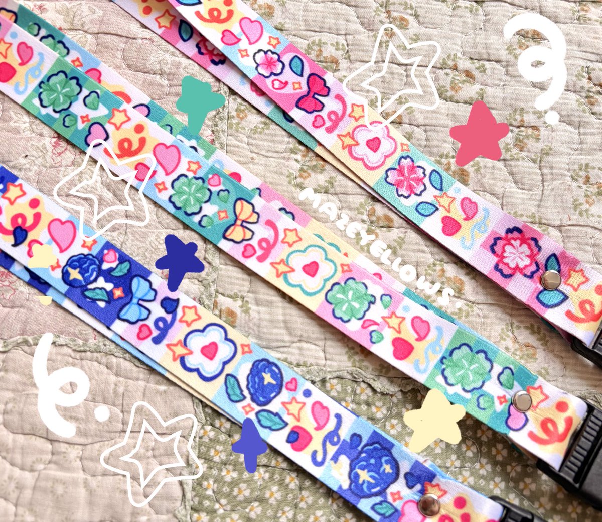 mazeyellows's tweet photo. Finally revealing my Flower Series new product!! 😆🌹🌸🍀💖

Lanyard + Card Holder set that are safe to hold your cards! Comes in 3 vers and will be available at #cocoma5 &amp; #cf23 ⭐️ https://t.co/iNbaVKTa1n