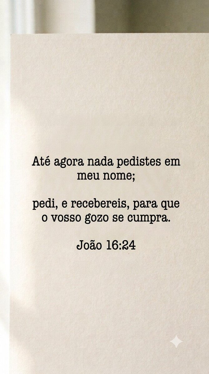 MUNDOGAMES2021's tweet photo. Até agora nada pedistes em meu nome; pedi, e recebereis, para que o vosso gozo se cumpra.

João 16:24 https://t.co/euhrTLglez
