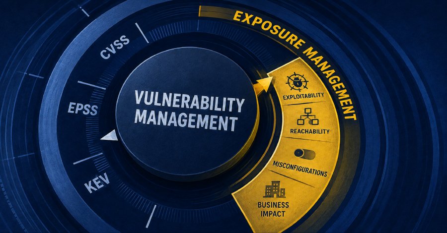 TheHackersNews's tweet photo. Frontier AI is outpacing traditional vulnerability management.

CVSS, EPSS, and KEV are no longer enough. Teams need exploitability, reachability, misconfigurations, and business impact, plus faster, more automated patching.

See what needs to change - https://t.co/c8JhmMwRJi https://t.co/8mRLfW3VcV