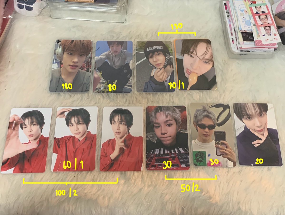 xngg46's tweet photo. พร้อมส่ง | โซฮี แอนตัน วอนบิน อึนซอก ซองชาน โชทาโร่ ♡ ☺︎ ♡

ค่าส่ง 35 ยอด200 ค่าส่ง25⭐️
(รับผ่อน +10 คุยเวลากันได้ค่ะ)

#ตลาดนัดriize #ตลาดนัดน้องข้าว https://t.co/obifXLe0Oe