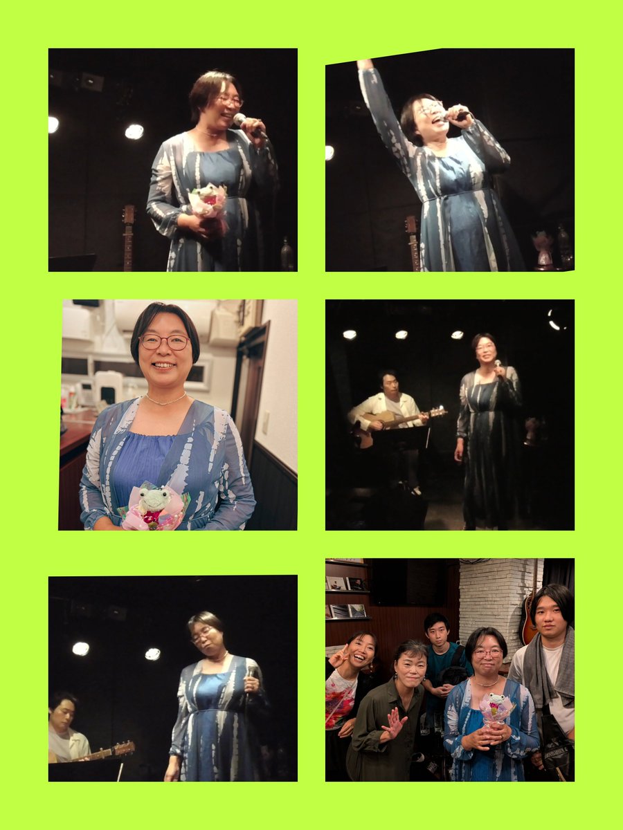 bluedream0606's tweet photo. 8／22に、無事にPLUMライブが行われました😊

体調も心配でしたが、本番は問題なく歌えて良かったです🎤

たくさんの応援ありがとうございました❣️

次は12月のライブに向けて頑張ります💪

PLUM🐸

 #ライブ
 #感謝 https://t.co/vIJSkygnLw