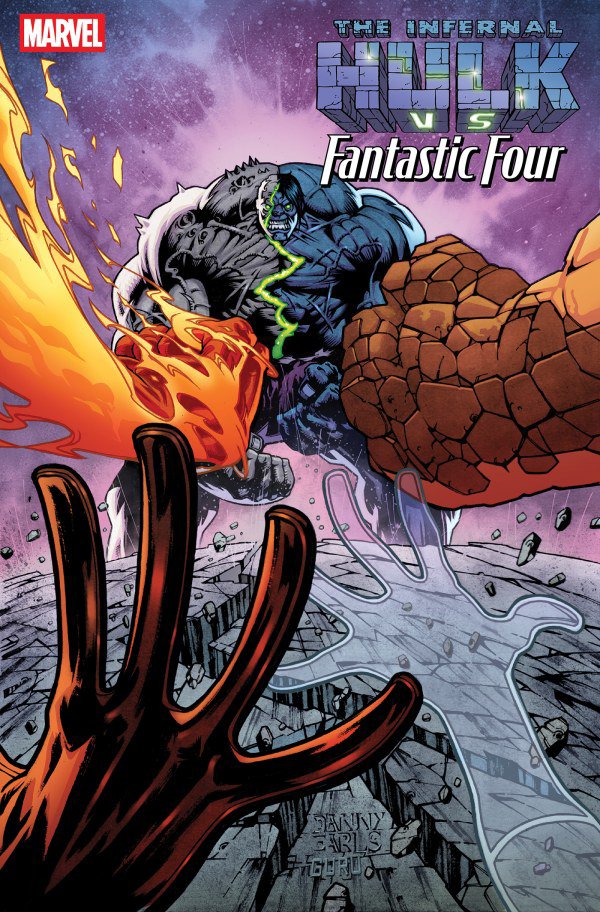 dannyearls16's tweet photo. Delighted to share my cover for Infernal Hulk vs Fantastic Four - so good to get to draw the big guy again!!!

Drawn by my great buddy @ciantormey Written by my brother @PhillipKJohnson 

Thank you to my amazing editors at Marvel for having me! 

Coloured beautifully by Lee Duhig https://t.co/hq0fjfYVOC