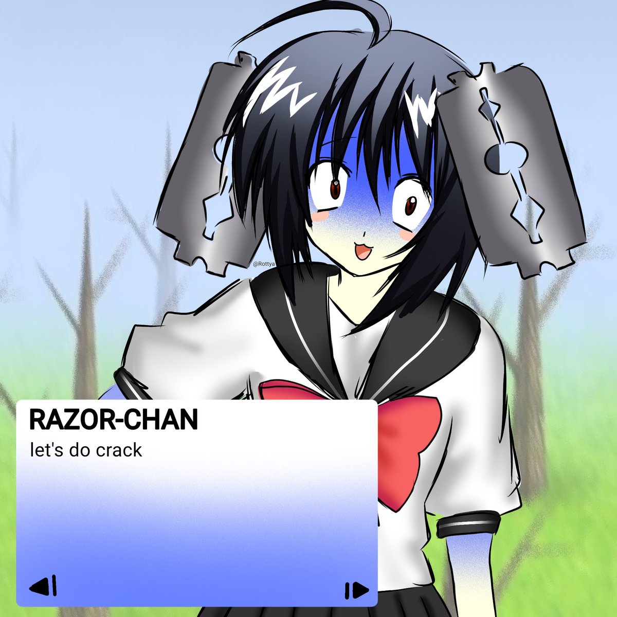 rottyaaa's tweet photo. razor chan @l875448 https://t.co/Jcx3iw9V9f