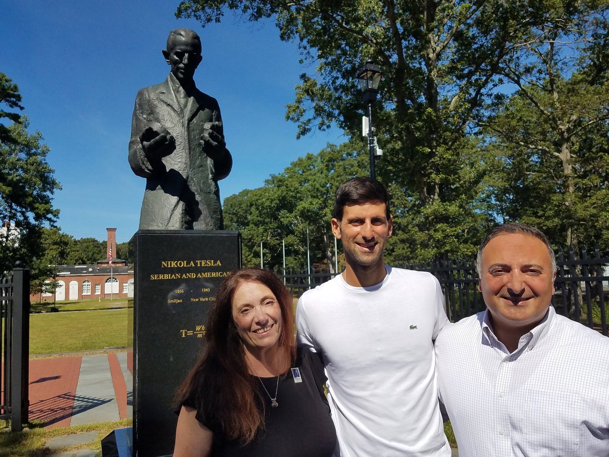 teslascience's tweet photo. As the #USOpen returns to New York, we’re looking back at @DjokerNole’s visit to Wardenclyffe—home of Nikola Tesla’s last remaining laboratory. Congratulations on The Wolf in Winter, now on Prime Video. Novak, we’d be honored to welcome you back anytime! ⚡🎾 https://t.co/paK8CW3FPi