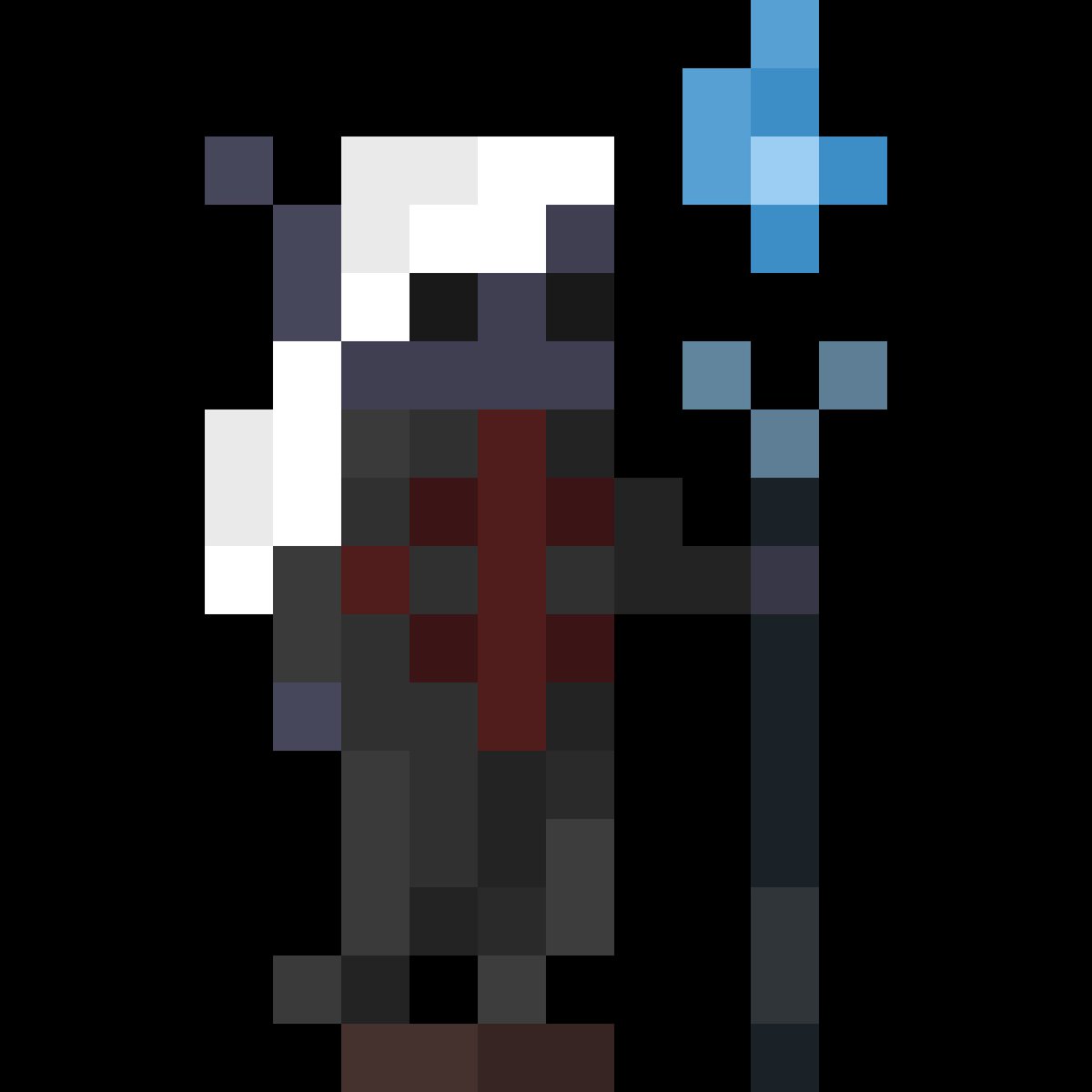 wizardsmol's tweet photo. Dark Elf Sorceress from @DelvesUnknown ⚔️

Weapon - Blue Flame Staff
Head - Long White Hair
Eyes - Black Eyes
Body - Banshee Drape
Feet - Brown Leather Shoes
Legs - Grey Woolen Pants
Race - Dark Elf https://t.co/PtlwAC21kj