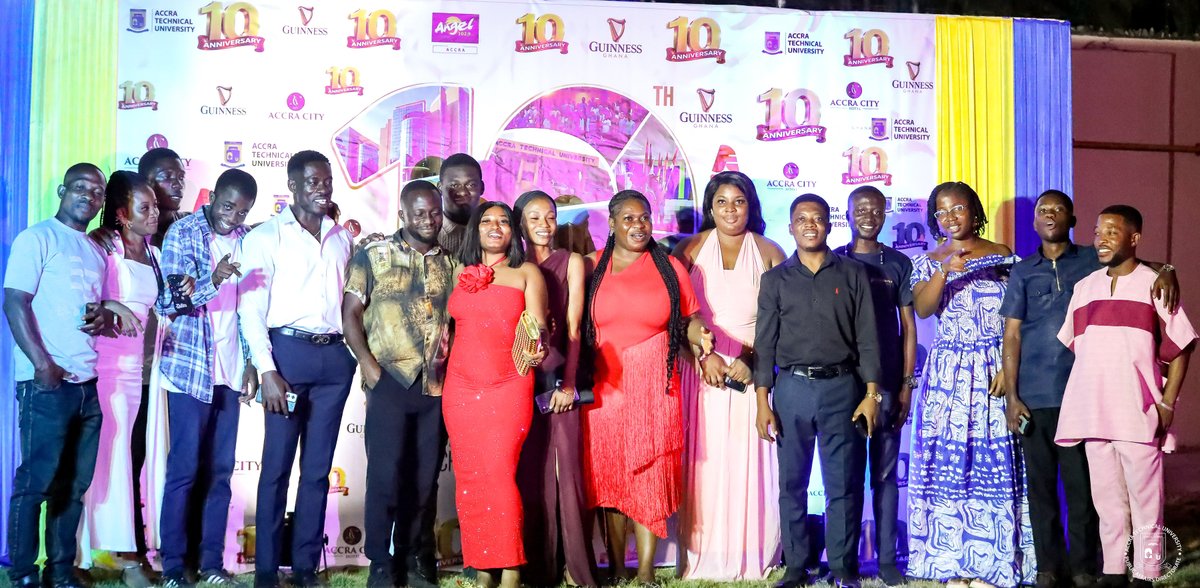 accratechuni's tweet photo. Old faces. Good music. Great memories. And plenty of catching up
The ATU family came together at the Alumni Networking Cocktail as we celebrate 10 years of ATU’s transition from Accra Polytechnic to a Technical University. https://t.co/yFBjgF3pQA