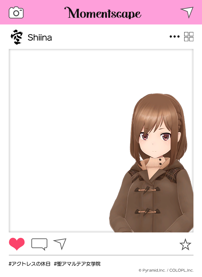 colopl_alice's tweet photo. 本日は、州天頃 椎奈（CV #岩井映美里 ）の誕生日です🎂
9回目の誕生日はSNS風フォトフレーム画像を公開📸

ゲーム内では誕生日限定ミッションや特別プレゼントに加え、「アルベドバニー」の早割セールを実施中🐰

#州天頃椎奈生誕祭 #アリスギア https://t.co/pmCR8Yc8EY