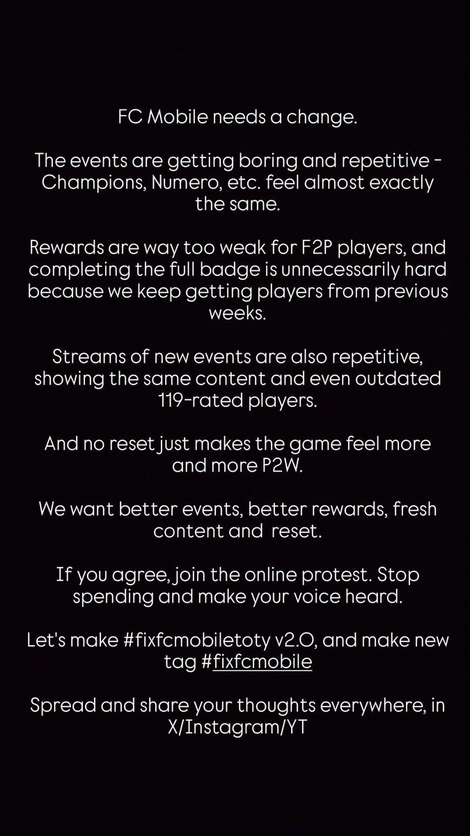 fatidzn's tweet photo. #fixfcmobile

@EAFCMobileForum @purefootball_x @Enzo9Gaming @Sappurit @axdwaith @HDWolvie @FirstHalfYT @KJavierFM @LucasSa97708199 @MadridistaaFC @billionaire_87 @Mr_Believer1810 https://t.co/qwPz2omq1F