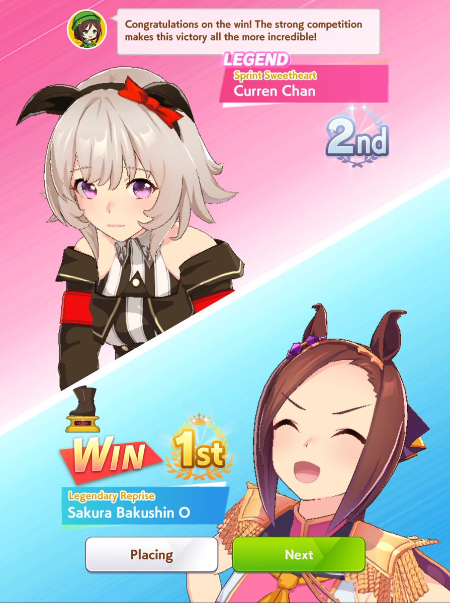 wiff_d's tweet photo. I've unlocked Taiki Shuttle through these races so I'm now going for unlocking #CuteCurren. #CountYourDays https://t.co/dCPGPSig6W
